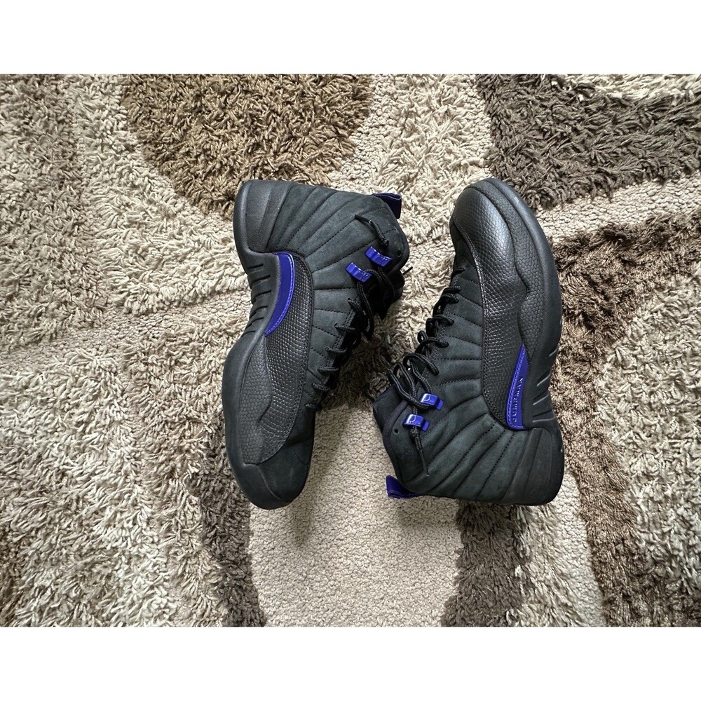 Air Jordan 12 Retro Dark Concord Black Purple Suede (CT8013-005) Men’s 10.5